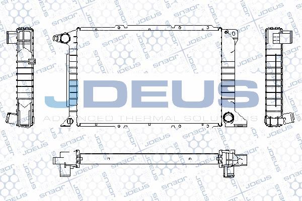 Jdeus RA0120990 - Радіатор, охолодження двигуна autocars.com.ua