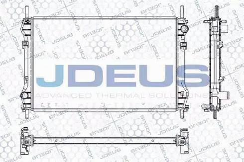 Jdeus RA0121010 - Радіатор, охолодження двигуна autocars.com.ua