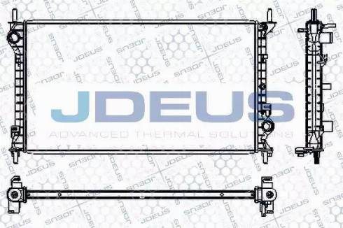 Jdeus RA0121100 - Радіатор, охолодження двигуна autocars.com.ua