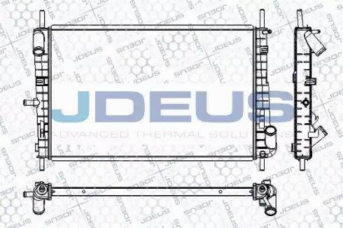 Jdeus RA0121120 - Радіатор, охолодження двигуна autocars.com.ua