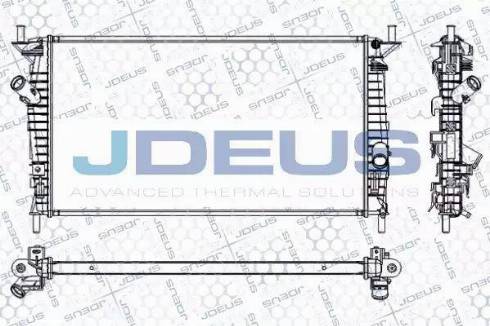 Jdeus RA0121140 - Радіатор, охолодження двигуна autocars.com.ua