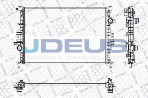 Jdeus RA0121200 - Радіатор, охолодження двигуна autocars.com.ua