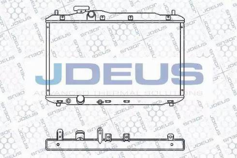 Jdeus RA0130090 - Радиатор, охлаждение двигателя autodnr.net