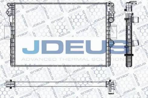 Jdeus RA0140011 - Радіатор, охолодження двигуна autocars.com.ua