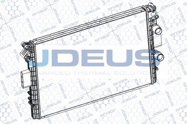 Jdeus RA0140021 - Радіатор, охолодження двигуна autocars.com.ua