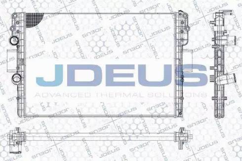 Jdeus RA0140070 - Радіатор, охолодження двигуна autocars.com.ua
