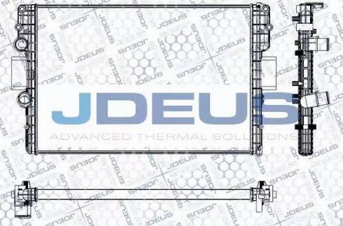 Jdeus RA0140071 - Радіатор, охолодження двигуна autocars.com.ua