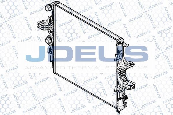 Jdeus RA0140110 - Радіатор, охолодження двигуна autocars.com.ua