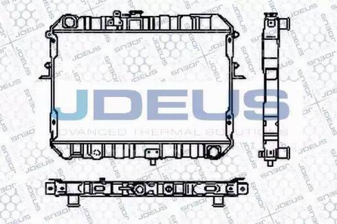 Jdeus RA0160110 - Радіатор, охолодження двигуна autocars.com.ua