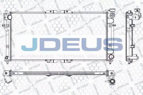 Jdeus RA0160120 - Радіатор, охолодження двигуна autocars.com.ua