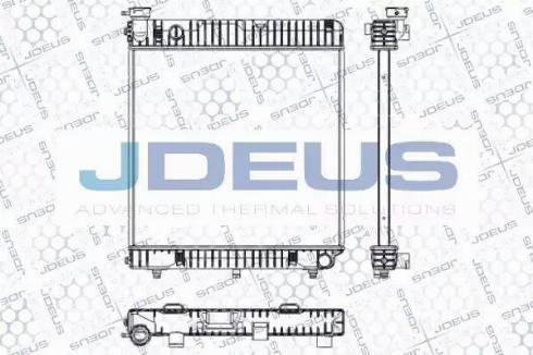 Jdeus RA0170021 - Радіатор, охолодження двигуна autocars.com.ua