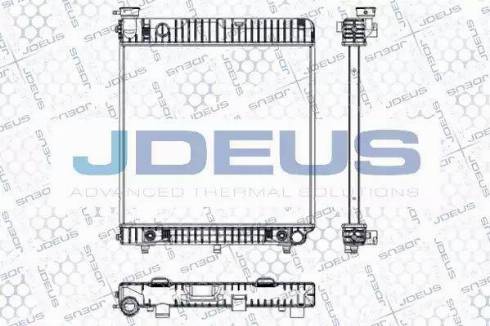 Jdeus RA0170031 - Радіатор, охолодження двигуна autocars.com.ua