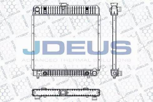 Jdeus RA0170051 - Радіатор, охолодження двигуна autocars.com.ua