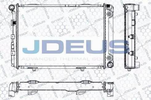 Jdeus RA0170090 - Радіатор, охолодження двигуна autocars.com.ua