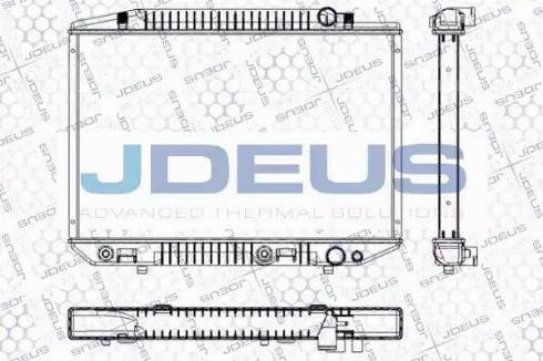 Jdeus RA0170100 - Радіатор, охолодження двигуна autocars.com.ua