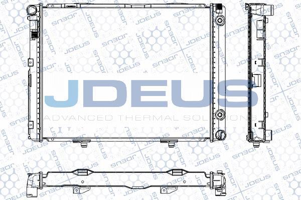 Jdeus RA0170110 - Радіатор, охолодження двигуна autocars.com.ua