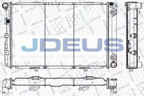 Jdeus RA0170170 - Радіатор, охолодження двигуна autocars.com.ua