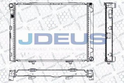 Jdeus RA0170210 - Радіатор, охолодження двигуна autocars.com.ua