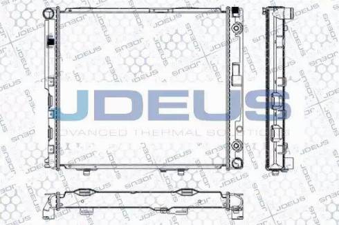 Jdeus RA0170240 - Радіатор, охолодження двигуна autocars.com.ua