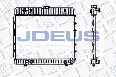 Jdeus RA0170260 - Радіатор, охолодження двигуна autocars.com.ua