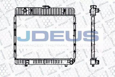 Jdeus RA0170270 - Радіатор, охолодження двигуна autocars.com.ua