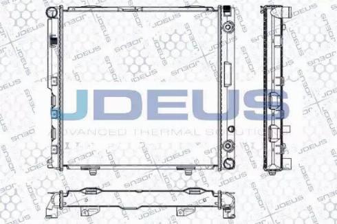 Jdeus RA0170330 - Радіатор, охолодження двигуна autocars.com.ua