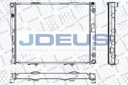 Jdeus RA0170400 - Радіатор, охолодження двигуна autocars.com.ua