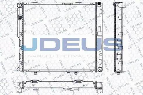 Jdeus RA0170410 - Радіатор, охолодження двигуна autocars.com.ua