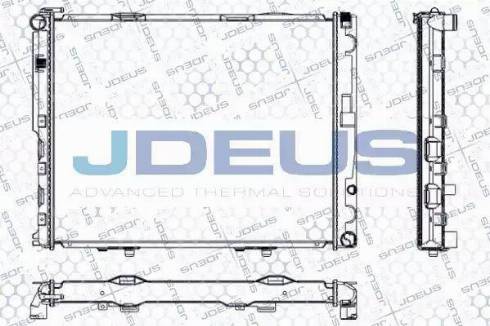 Jdeus RA0170420 - Радіатор, охолодження двигуна autocars.com.ua