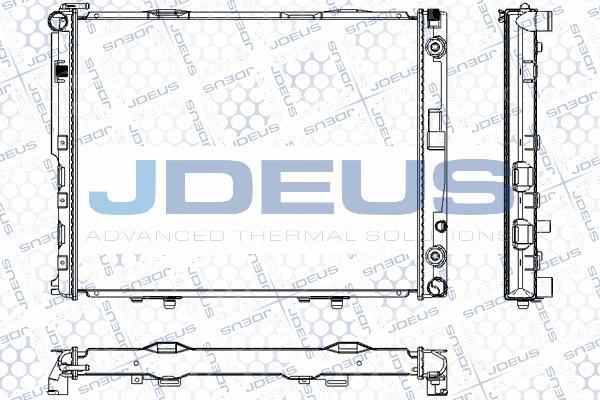 Jdeus RA0170430 - Радіатор, охолодження двигуна autocars.com.ua