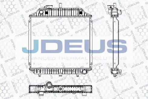 Jdeus RA0170511 - Радиатор, охлаждение двигателя autodnr.net