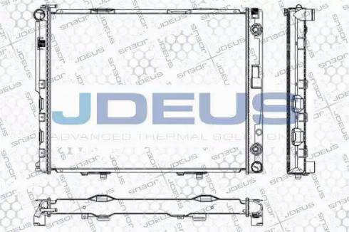 Jdeus RA0170520 - Радіатор, охолодження двигуна autocars.com.ua