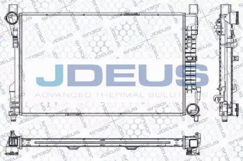 Jdeus RA0170550 - Радіатор, охолодження двигуна autocars.com.ua