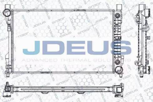 Jdeus RA0170580 - Радіатор, охолодження двигуна autocars.com.ua