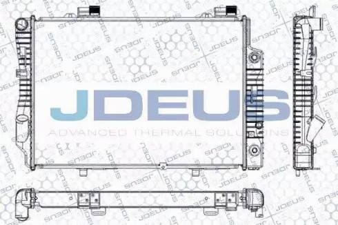 Jdeus RA0170600 - Радіатор, охолодження двигуна autocars.com.ua