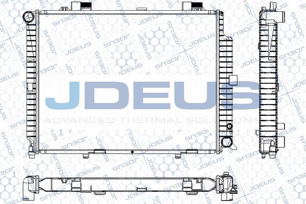 Jdeus RA0170630 - Радиатор, охлаждение двигателя autodnr.net