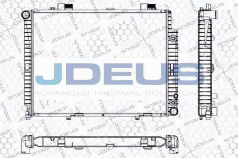 Jdeus RA0170650 - Радіатор, охолодження двигуна autocars.com.ua