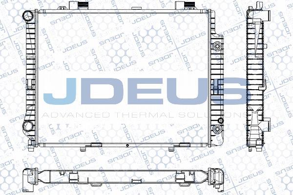 Jdeus RA0170670 - Радіатор, охолодження двигуна autocars.com.ua