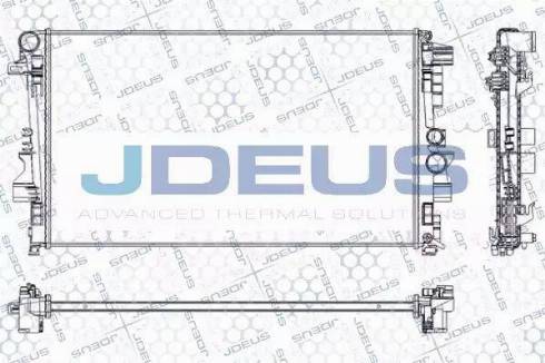 Jdeus RA0170780 - Радиатор, охлаждение двигателя autodnr.net