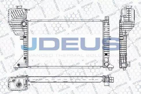 Jdeus RA0170860 - Радіатор, охолодження двигуна autocars.com.ua