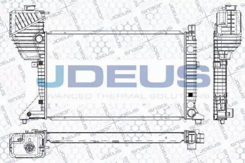 Jdeus RA0170870 - Радіатор, охолодження двигуна autocars.com.ua