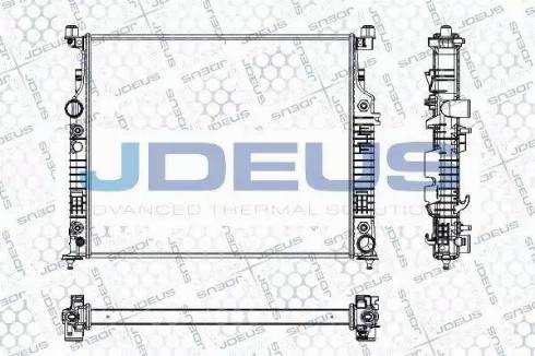 Jdeus RA0170940 - Радіатор, охолодження двигуна autocars.com.ua