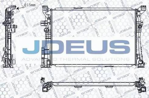Jdeus RA0171030 - Радиатор, охлаждение двигателя autodnr.net