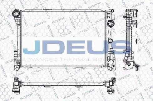 Jdeus RA0171050 - Радіатор, охолодження двигуна autocars.com.ua
