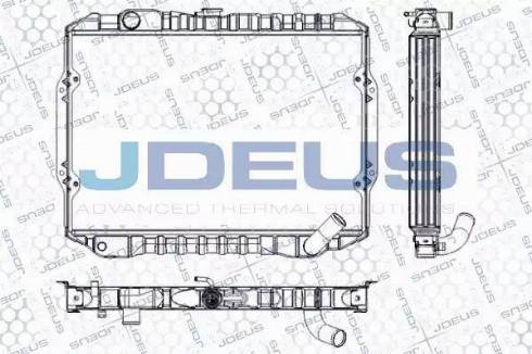 Jdeus RA0180060 - Радіатор, охолодження двигуна autocars.com.ua