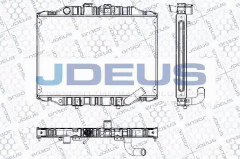 Jdeus RA0180070 - Радіатор, охолодження двигуна autocars.com.ua