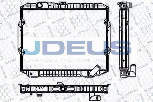 Jdeus RA0180080 - Радіатор, охолодження двигуна autocars.com.ua