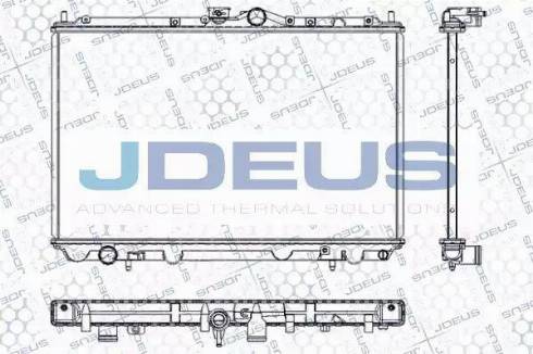 Jdeus RA0180181 - Радиатор, охлаждение двигателя autodnr.net