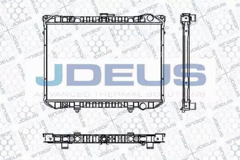 Jdeus RA0190150 - Радіатор, охолодження двигуна autocars.com.ua