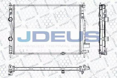 Jdeus RA0190210 - Радіатор, охолодження двигуна autocars.com.ua